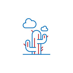 USA, botanical icon. Element of USA culture icon. Thin line icon for website design and development, app development. Premium icon