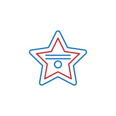 USA, award icon. Element of USA culture icon. Thin line icon for website design and development, app development. Premium icon