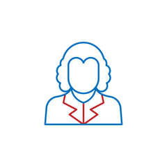 USA, George Washington icon. Element of USA culture icon. Thin line icon for website design and development, app development. Premium icon