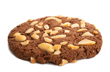 american cookies with nuts isolated