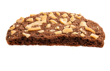 american cookies with nuts isolated