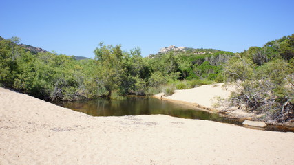 Randonnée en bord de mer en corse