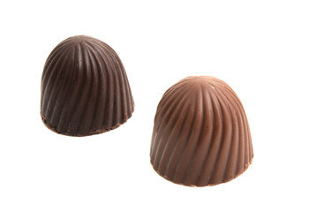 chocolate candy isolated