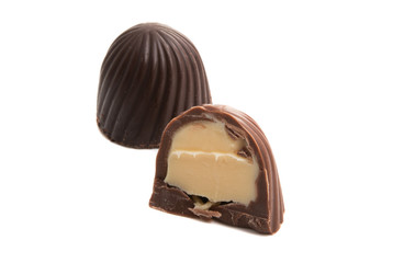 chocolate candy isolated