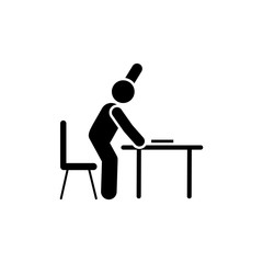 Fototapeta premium Answer, classroom, student icon. Element of education pictogram icon. Premium quality graphic design icon. Signs and symbols collection icon for websites, web design