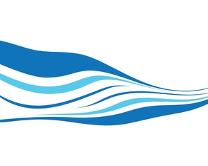 Water wave texture bacground vector illustration