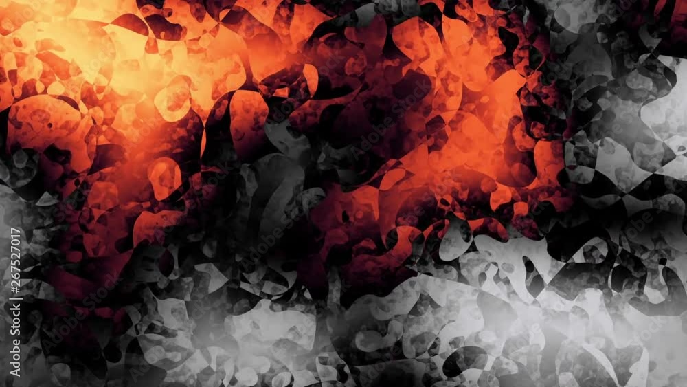 Leinwandbilder moving random wavy texture. psychedelic animated background. looping footage.