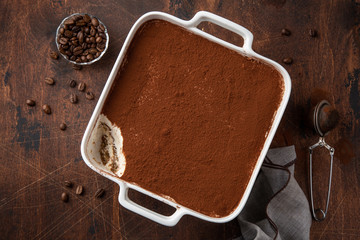 Tiramisu. Traditional italian dessert