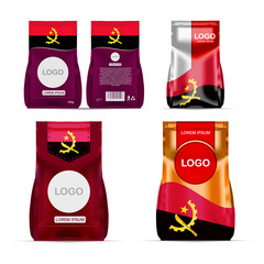 Colored in national production of Angola Foil Food Snack Sachet Bag Packaging For Coffee, Salt, Sugar, Pepper, Spices, Sachet, Sweets, Chips, Cookies
