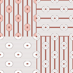 Set. Abstract stripes. Vector illustration patterns.