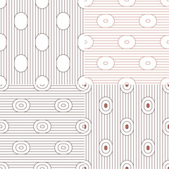 Set. Abstract stripes. Vector illustration patterns.