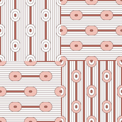 Set. Abstract stripes. Vector illustration patterns.