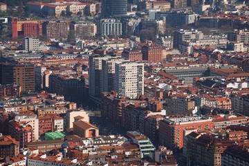 building architecture and cityscape in Bilbao city Spain, Bilbao travel destination