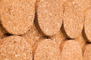 Round cork washers