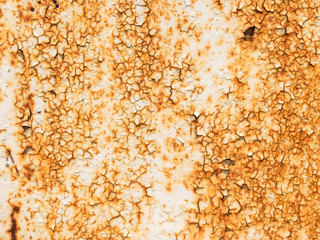 background image texture drawings rust on metal and peeling paint
