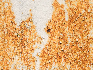 background image texture drawings rust on metal and peeling paint