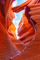 Antelope Canyon is a slot canyon in the American Southwest.