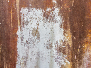 abstraction texture drawings rust on metal and peeling paint