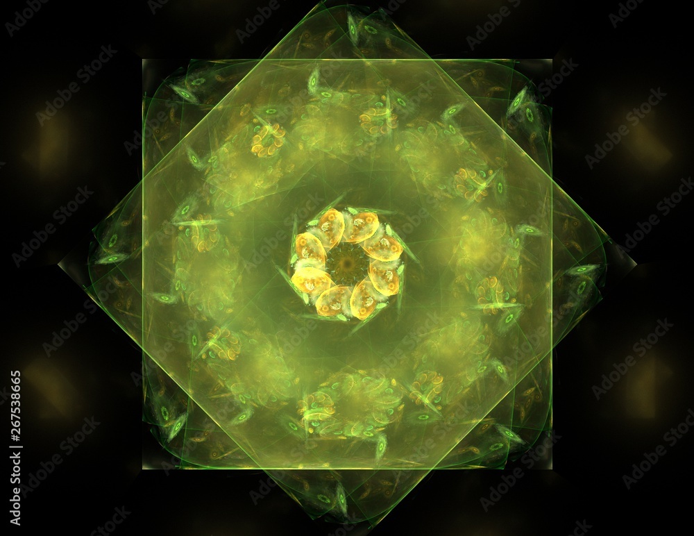 Poster the colors in the series, fancy paint. background consists of fractal color texture and is suitable 