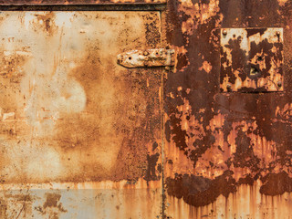 abstraction texture drawings rust on metal and peeling paint