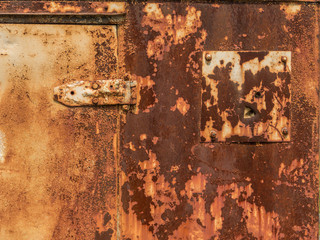 abstraction texture drawings rust on metal and peeling paint