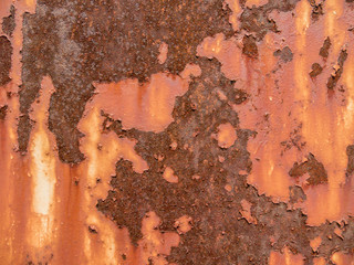 abstraction texture drawings rust on metal and peeling paint