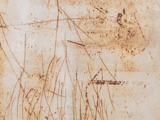 abstraction texture drawings rust on metal and peeling paint