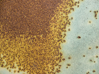 abstraction texture drawings rust on metal and peeling paint