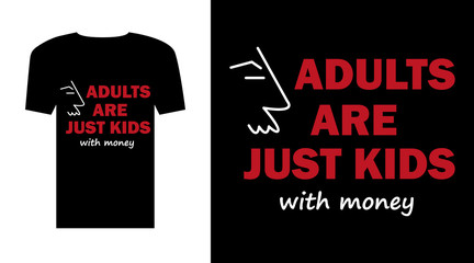 T-shirt with funny quoute.