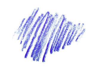 Abstract colored pencils on white background. Colored pencils texture. Blue colored pencils background. It is a hand drawn.