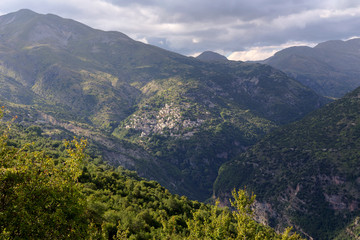 Obraz premium Traditional greek village Syrrako (Epirus, Greece).