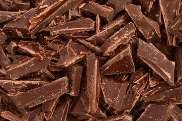 Chocolates closeup