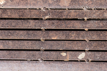 Metal rusty grunge texture background. Copy space.