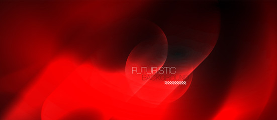 Neon glowing techno lines, hi-tech futuristic abstract background template