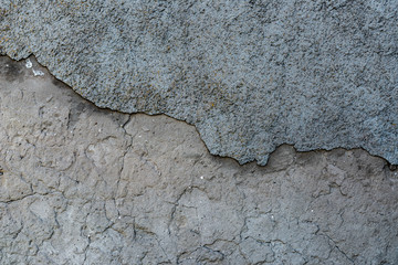 The concrete texture, wall, with cracks and scratches can be used as a background
