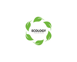 Eco Tree Leaf Logo template