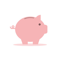 piggy bank simple graphic isolated on white background vector illustration EPS10