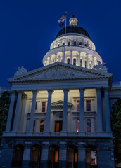 California State Capitol Building, night