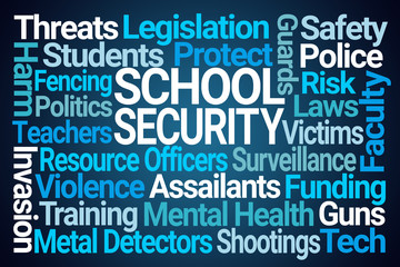 School Security Word Cloud