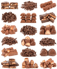collection of chocolate