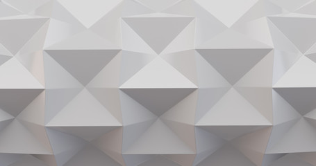 Fototapeta premium White folding paper. Origami background. 3D illustration