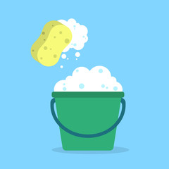 House cleaning equipment set. Collection of tools © inspiring.team