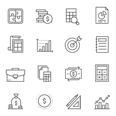 Accounting Icon Set