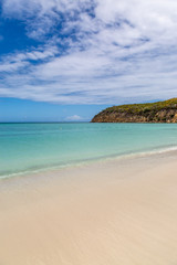 Fototapeta na wymiar An Idyllic Antiguan Beach View