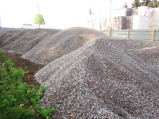 mound of fine rubble