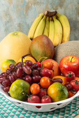A variety of fresh fruits