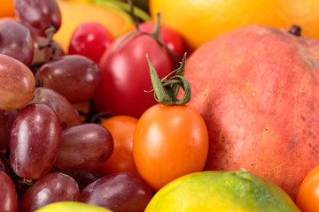 A variety of fresh fruits