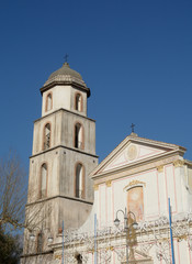 Fototapeta na wymiar Italia : Chiesa Santissima Annunziata,Giffoni Valle Piana,Aprile 2019.