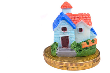 A miniature houses and bitcoin . growth value Bitcoin and the reliability of long-term investments....