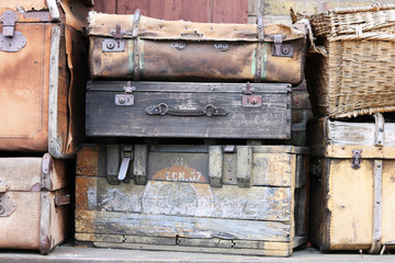 old baggage in germany spreewald burg
